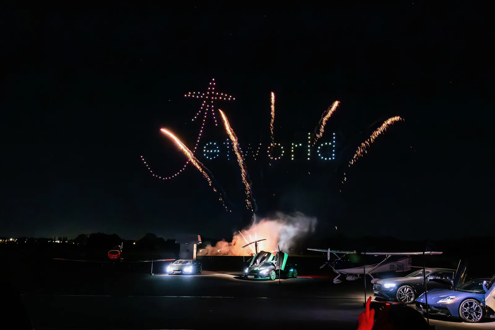 Aerora drone light show